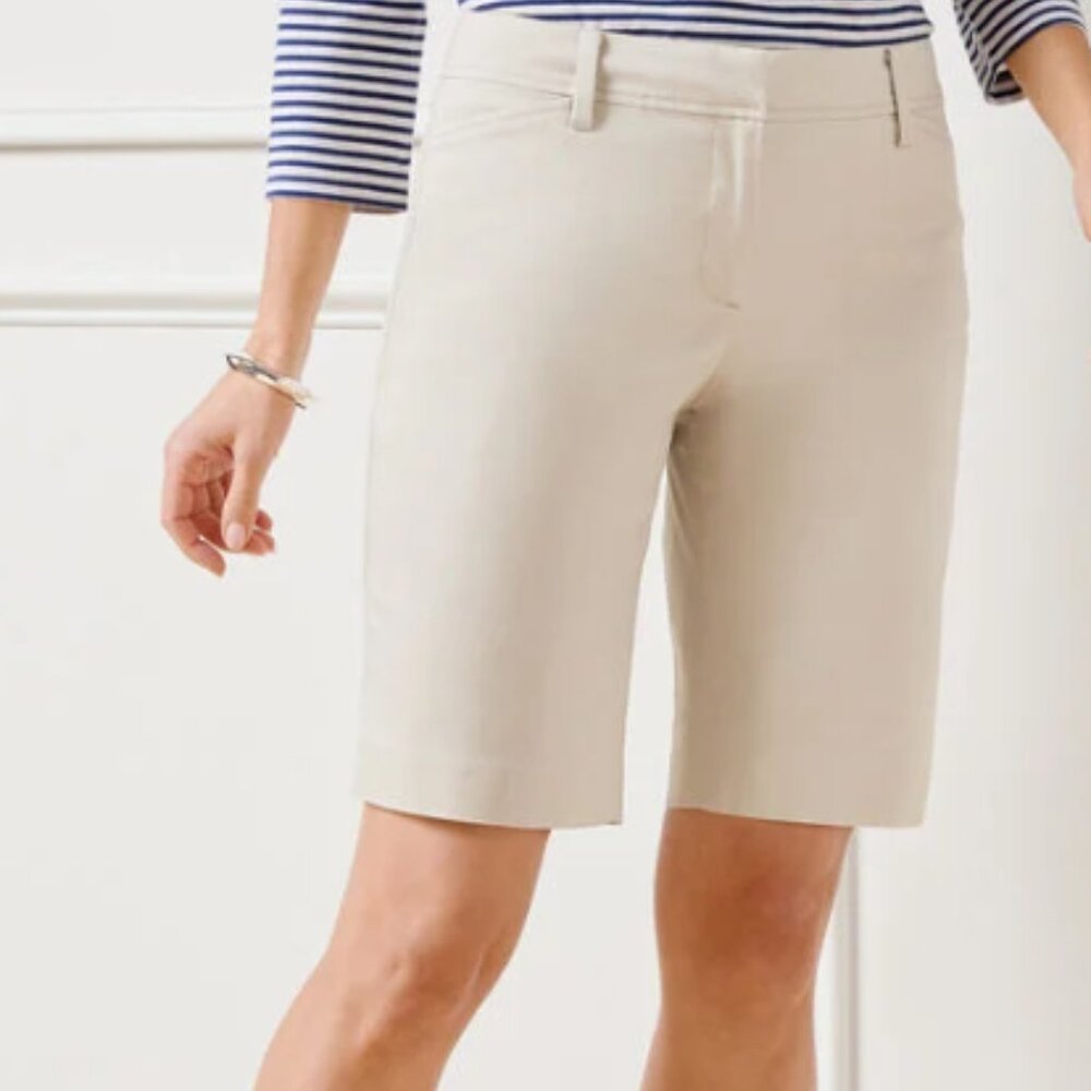 Talbots Perfect Shorts Khaki Size 14w